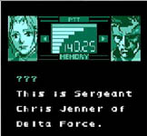 une photo d'Ã©cran de Metal Gear Solid gb sur Nintendo Game Boy Color